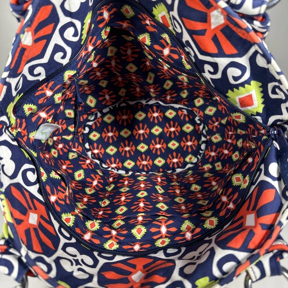 EUC Vera Bradley Sun Valley Glenna Large Double Shoulder Strap Satchel Daily Bag - Picture 5 of 8